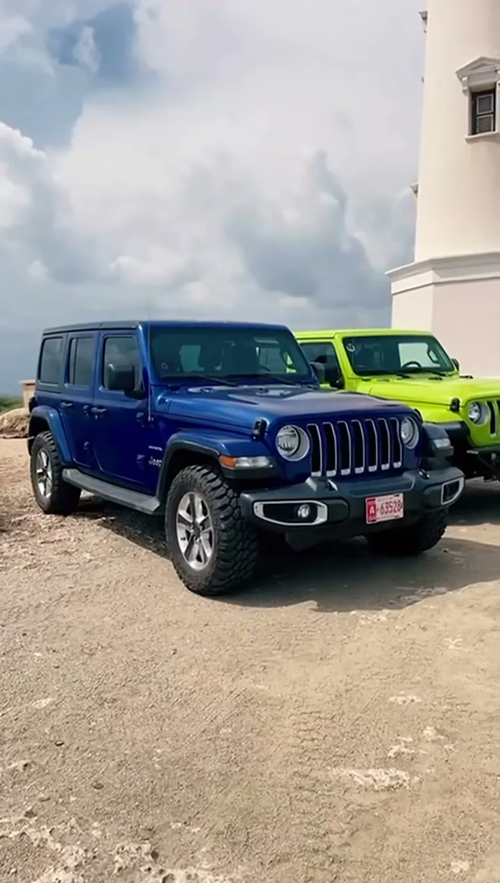 Jeeps at the California Lighthouse